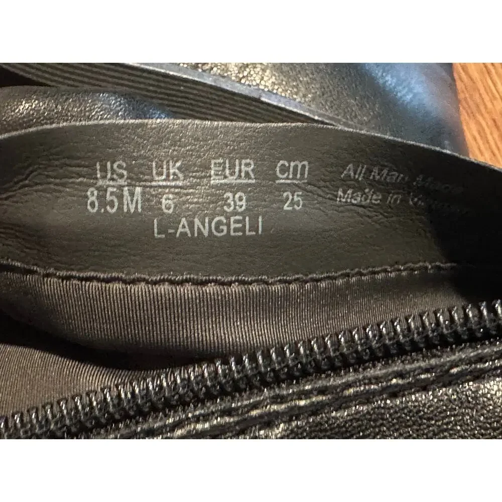 Franco Sarto Angeli Over the Knee Lug Sole Boots Black Women’s Size 8.5